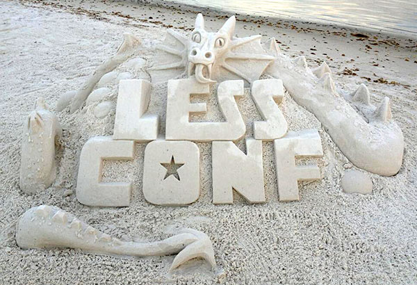 LessConf Sand Sculpture
