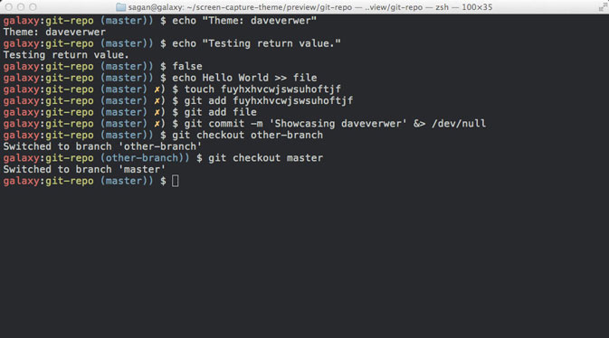 Oh-My-ZSH preview